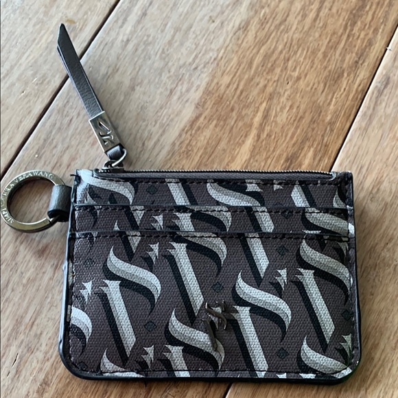 Simply Vera Vera Wang Silver card holder slim wallet - Picture 1 of 9